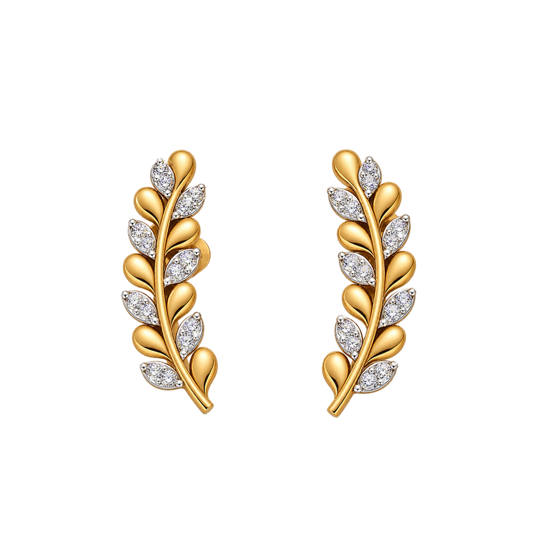 Gulab 4-Petal Floral Diamond Tops
